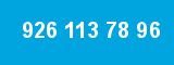 926 113 78 96